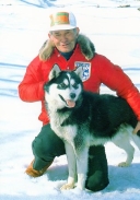 0507  Husky Portrait (Mushing Alaska Line)