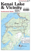 Kenai Lake & Vicinity Road & Rec Map