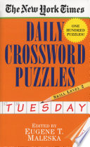 NYT Daily Crossword Puzzles: Tuesday (level 2)