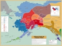 Indigenous Peoples and Languages of Alaska Map Folded